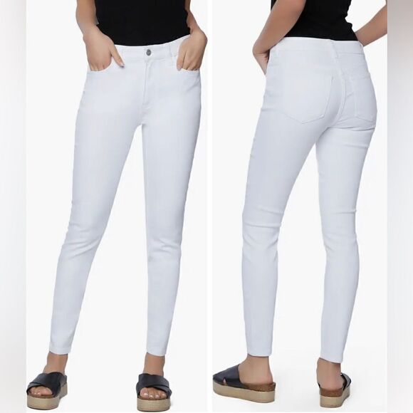 Hint of Blu White jeans wOmen Size 29 - Picture 1 of 13